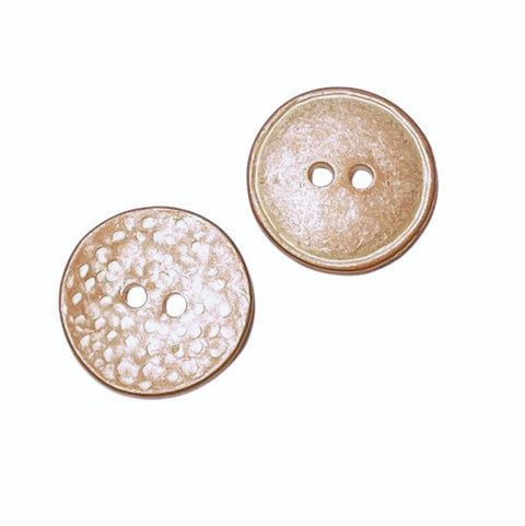 Metall Knopf in Hammerschlag Muster MK-7-kupfer