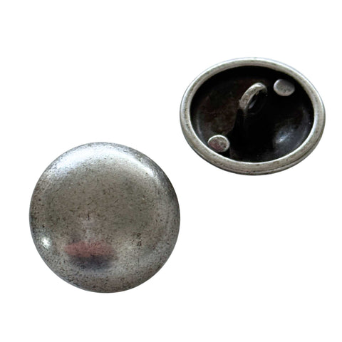 Uniformknopf Viertel Kugel Altsilber MK-1174d-as