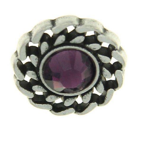 Strass Knopf ST-21as amethyst