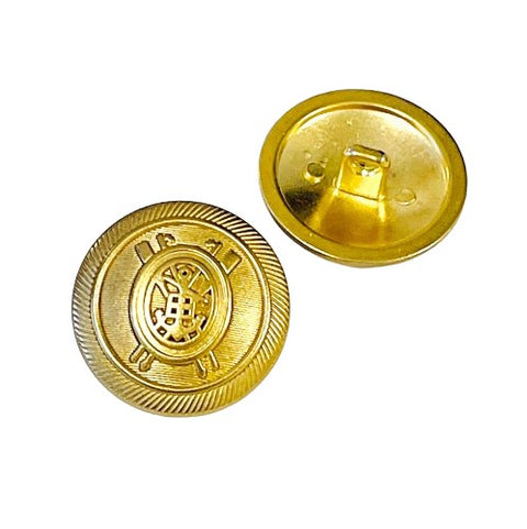 Wappen Knopf mit Öse Gold mk-227g-B