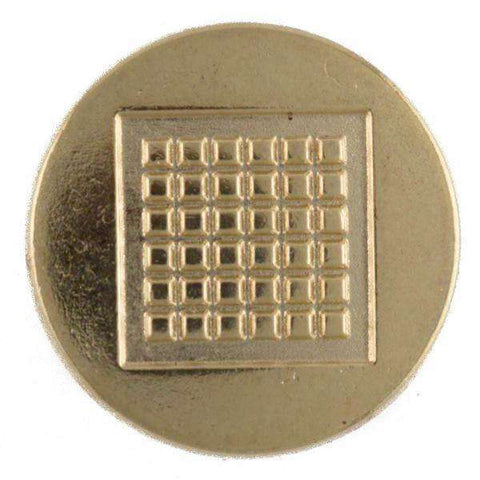 Metall Knopf flach Schachbrett MK-232g