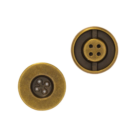 Metall Knopf MK-556-messing