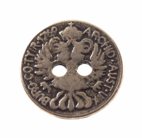 Münze Knopf Burg CO TYR 1760 MK-466 c