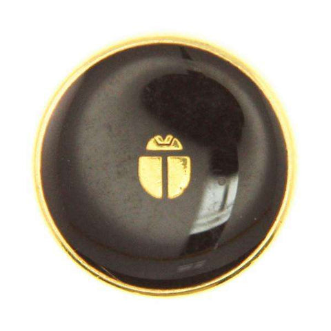 Ösen Knopf emaillierter Käfer MK-108 braun