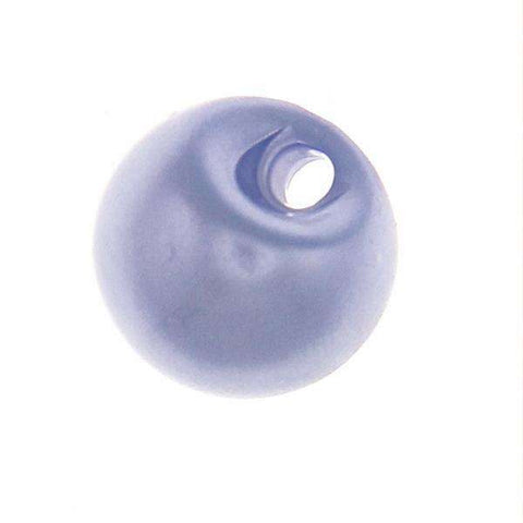 Perlenknöpfe satiniert blau