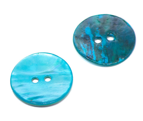Perlmuttknopf PL-110 cyan