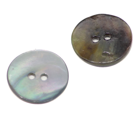 Perlmuttknopf PL-110 grau