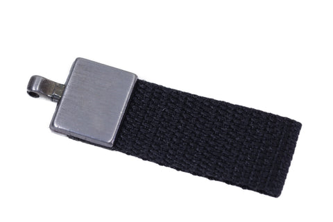 Zipper Anhänger Gurtband schwarz zip-2sch