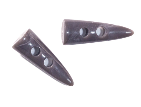 Schicker Knebel Knopf K-49 grau