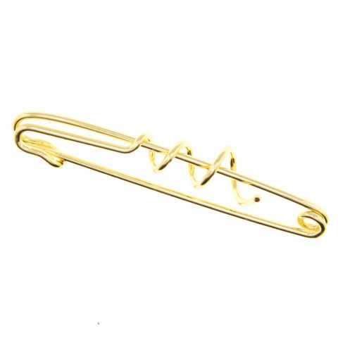 Schlichte Kiltnadel gold T-kilt1g