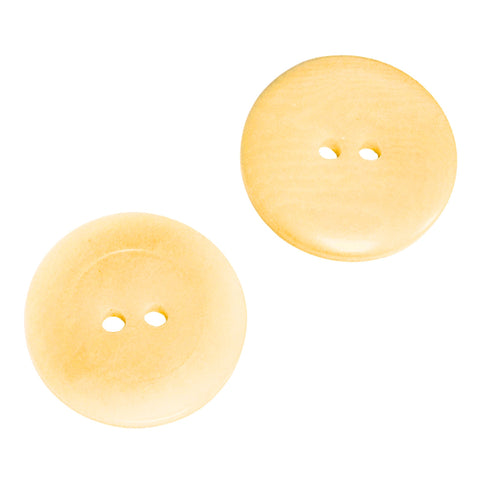 Steinnuss Knopf creme 2-Loch STN-6