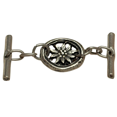 Trachten Ketten Knebel mit Edelweiß TA-SO-7