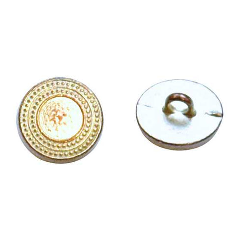 Trachtenknopf Silber-Messing mit Zierrand TK-48-SK