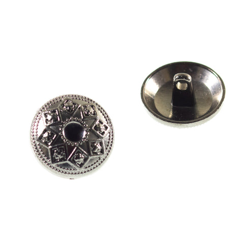 Trachten Knopf Stern Muster tk-47-stahl