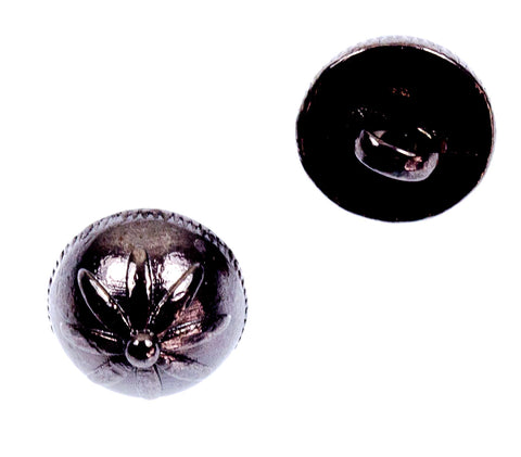 Trachten Knopf Blumen Muster TK-43-stahl