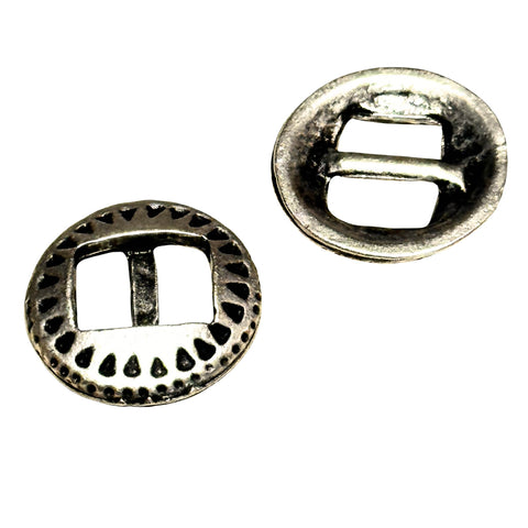 Schlitzknopf Altsilber – Trachtenknopf TK-147