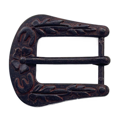 Trachtenschnalle mit Ornamentrand ts-2-rost