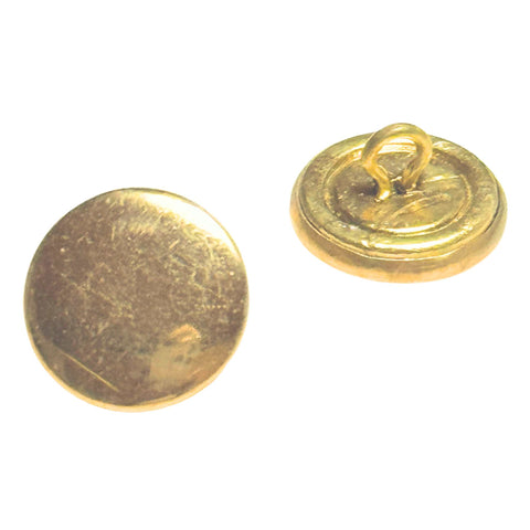 Uniformknöpfe mit Öse leicht Gold glänzend MK-33g