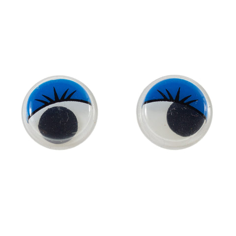 Wackelaugen mit farbigen Lid