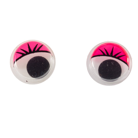 Wackelaugen mit farbigen Lid