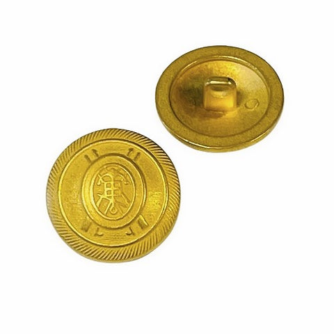 Wappen Knopf mit Öse Gold mk-227g-A