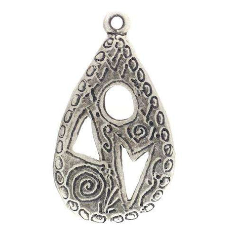 Tropfen Anhänger mit Muster