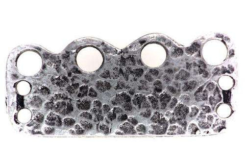 Applikation für rustikale Lederschnürung