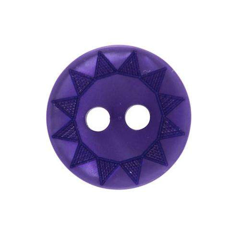 Blusen Knopf mit Sternmuster KP-126dlila