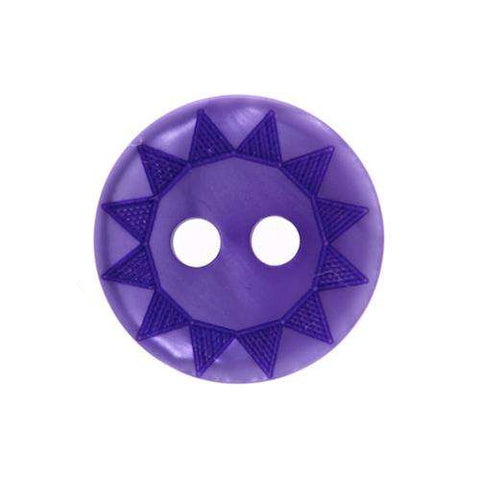 Blusen Knopf mit Sternmuster KP-126hlila
