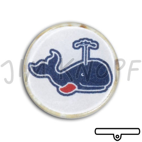 Knopf aus Cocos Walfisch