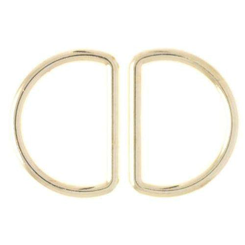 D - Ringe aus Metall Gold