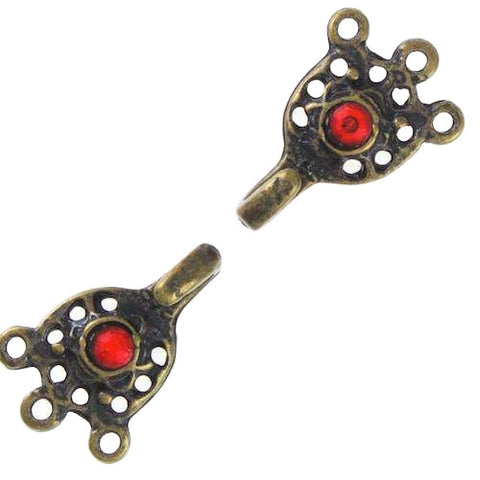 Miederhaken TS-11 li.siam altgold TS-11ag li.siam