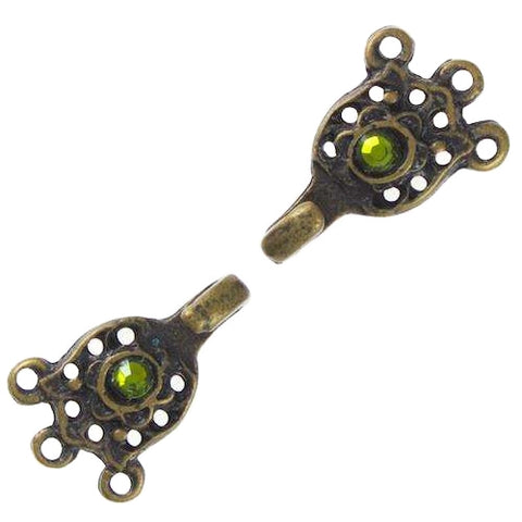 Miederhaken TS-11 olivine altgold