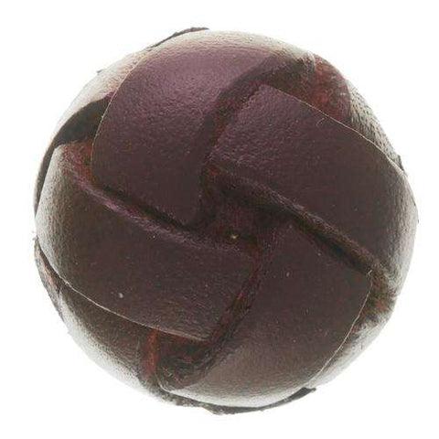 Knopf echt Leder LE-30robr B