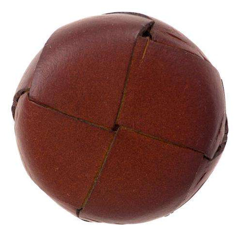 Knopf echt Leder LE-14mbr