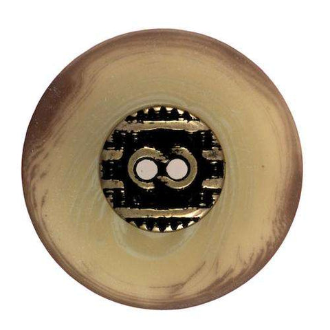 Edle Knopf schwarz braun KM-24br