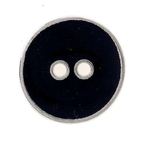 Metall Knopf MK-367s Schwarz