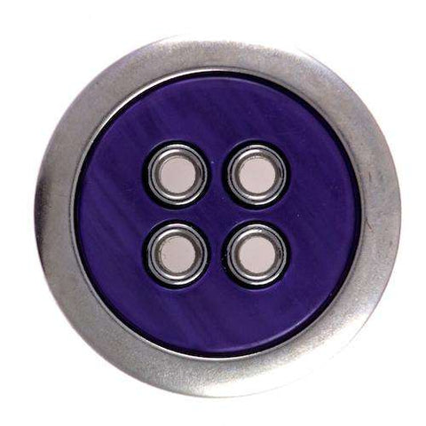 Eleganter 4-Loch Knopf KM-10lila
