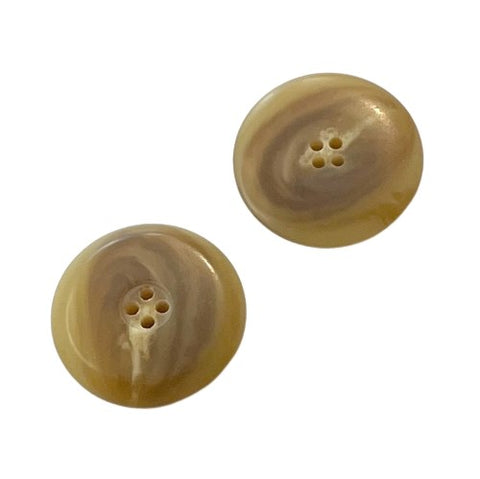 Eleganter 4-Loch Mantel Knopf KM-114-Braun