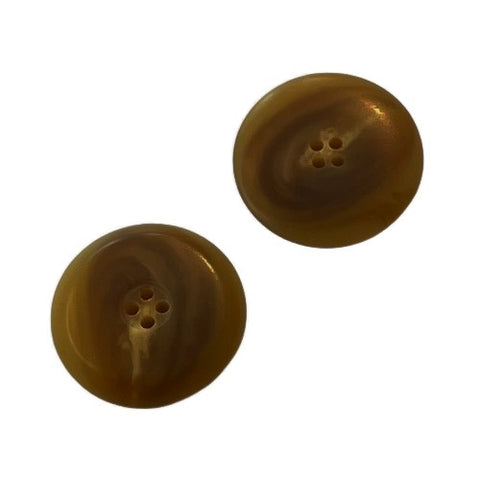 Eleganter 4-Loch Mantel Knopf KM-114-Dunkel-Braun