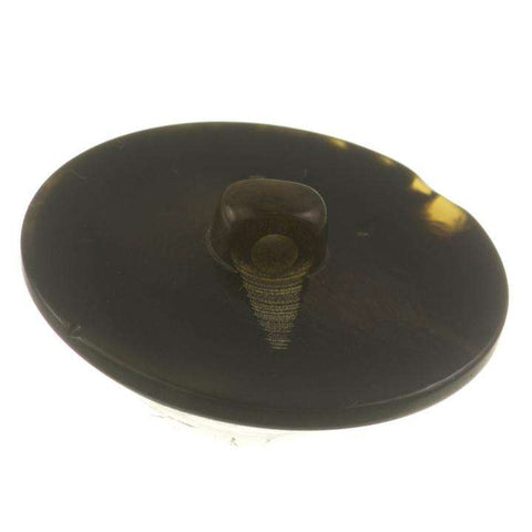 Eleganter Ösen Knopf KM-21 br bg