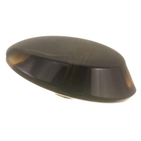 Eleganter Ösen Knopf KM-21 grau-braun