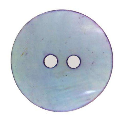 Perlmuttknopf aus Agoya hell Blau Perlmutt PL-46