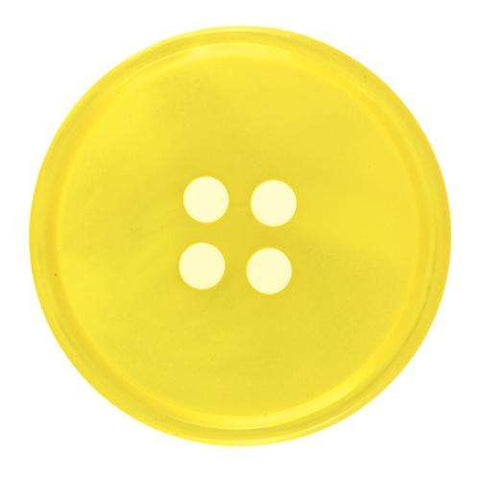 4-Loch Knopf Gelb flach KGL-32