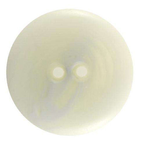 Knopf flach 2-Loch creme KM-100