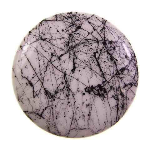 Knopf flache Halbkugel mit Öse KS-54weiß