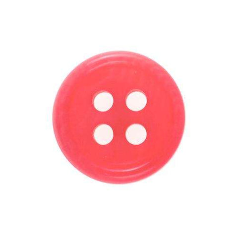 Knopf 4-Loch Hemd Knopf KP-38rot
