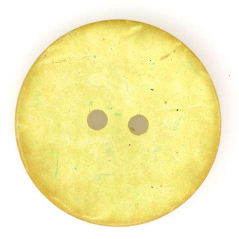 Holz Knopf aus Kokosholzholz farbig HK-187 gelb