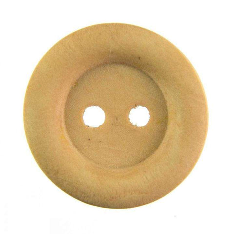 Holz Knopf mit Rand HK-2 Kiefer