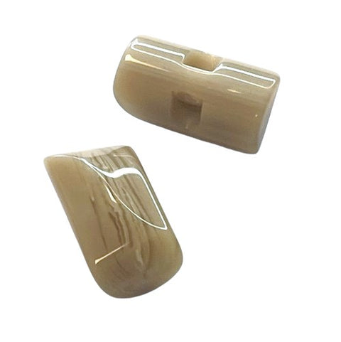 Knebelknopf Hornimitat beige K-11-1